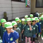 ぞう組はバディーで手を繋いで歩いたよ！