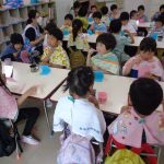 磨き方を教えてもらい挑戦中！