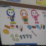 てっくん、もぐちゃん、ハミーのシアターでお勉強！