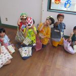 楽しくお買い物できたよ！自分の好きなおめんをゲットできて嬉しいな♪
