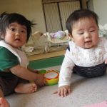 お気に入りの太鼓、音が鳴ったかな？