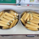 こんなにたくさんむいたよ‼