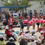 応援合戦！赤組も白組も頑張るぞ～！！