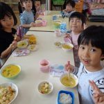 種取りのお手伝いしたシチュー、最高だよ😊