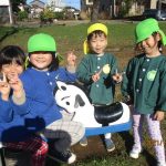 他のクラスのお友だちと「ハイッポーズ☆」