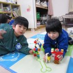 ブロックで作ったロボット✨かっこいいね