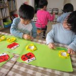 製作が大好きならいおん組さん🖍集中して取り組んでいます。