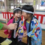 お店屋さん「いらっしゃいませ～！」元気よく言えたね！