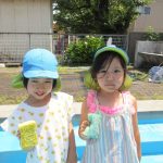スポンジを使ってゴシゴシしたよ！