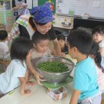 枝豆の匂いって、甘いにおいだね～！