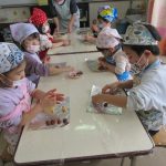 ぱんだ組・・前日に粘土で練習した成果は出たかな？