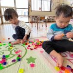 ひも通し、穴に通すのは難しいなぁ💦