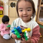 井形ブロックで遊べるよ！！たくさん繋げて何を作ろうかな🤔