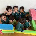 お風呂みたい！みんなで入ったよ♨