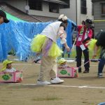 カメさんに乗って「しゅっぱつ進行～！」