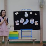 パネルシアターで七夕の由来をきいたよ！