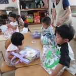 水遊びの支度がんばるぞ～！