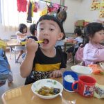 「かぼちゃとピーマンのチーズ焼き」とってもおいしかったよ💗