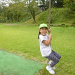 ターザンロープ楽しい～♪
