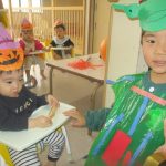 ひよこ組♡可愛いかぼちゃのおばけに変身したよ👻