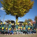 イチョウの木と一緒にパシャリ📸