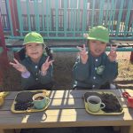 ごちそうができました！いただきま～す😆