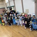 ハロウィンパーティー🎃で、お化けに変身したよ‼