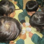 ま～るくなったかな？ぞう組さん、お友だちと見せ合いっこ♪