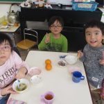 自分たちでついたお餅、おかわりしたよ😊