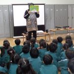 紙芝居でお勉強中～