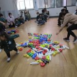 ～ぱんだ組～『ブロック取りゲーム』親子で白熱した戦いを見せてくれました♪