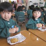 自分で作ったクッキーは一味違ってみんないい笑顔(*^▽^*)