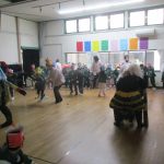 ドンドンドン！！太鼓の音と共に赤鬼、青鬼👹登場！！